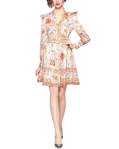 Dza Mini Dress In Nude
