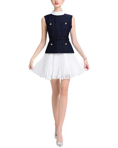 Dza Mini Dress In White