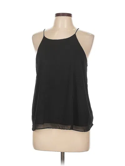 Pre-owned E&m Collection Sleeveless Blouse In Black