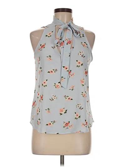 Pre-owned E&m Collection Sleeveless Blouse In Gray