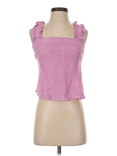 Pre-owned E&m Collection Sleeveless Blouse In Pink