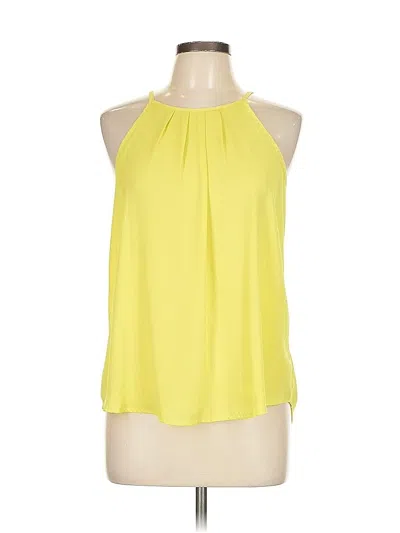 Pre-owned E&m Collection Sleeveless Blouse In Yellow