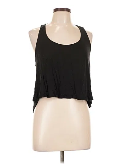 Pre-owned E&m Collection Tank Top Black Halter Neckline Tops
