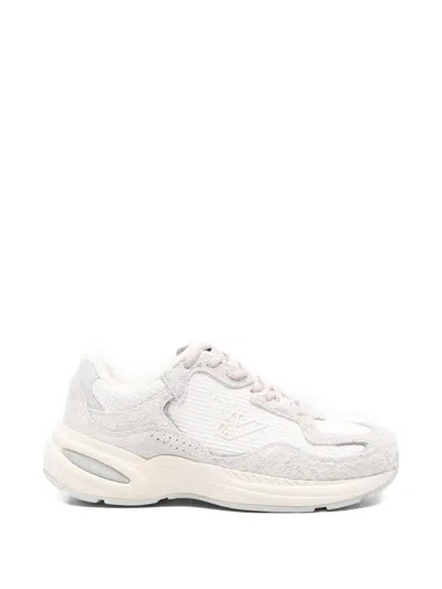 E. Armani Exclusive Pre E.armani Exclusive Pre Sneakers White In Multi