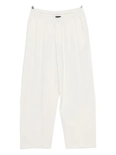E. Armani Exclusive Pre E.armani Exclusive Pre Trousers White In Multi