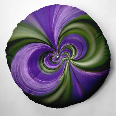 E By Design 156_bohemian & Eclectic Mint Julip Design Tufted Floor Pillow In Purple