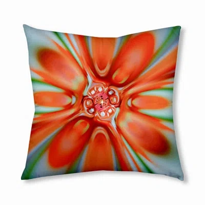 E By Design 171_bohemian & Eclectic Orange Beauty Design Tufted Floor Pillow