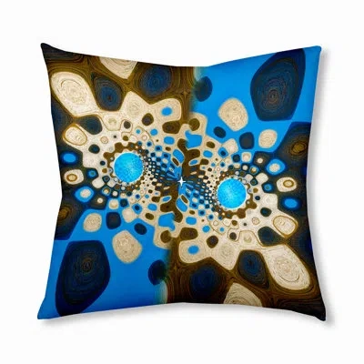 E By Design 187_bohemian & Eclectic Retro Reflection Design Tufted Floor Pillow