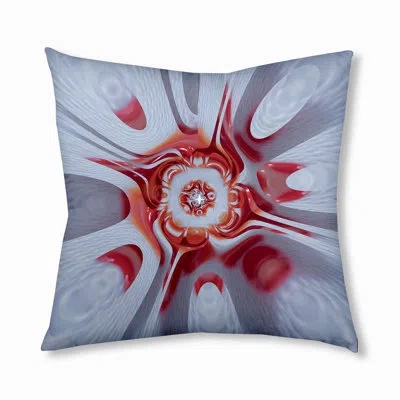 E By Design 201_bohemian & Eclectic Rose Water Design Tufted Floor Pillow In Blue