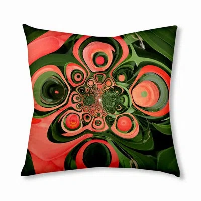 E By Design 231_bohemian & Eclectic Summer Pallet Design Tufted Floor Pillow In Orange