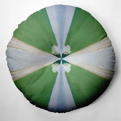 E By Design 248_bohemian & Eclectic Tadpole Design Tufted Floor Pillow In Green