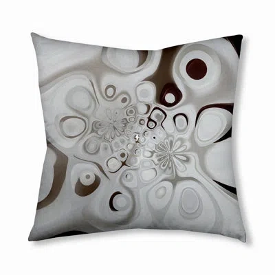 E By Design 263_bohemian & Eclectic Vintage Deco 3 Design Tufted Floor Pillow In Grey