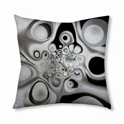 E By Design 269_bohemian & Eclectic Vintage Deco 6 Design Tufted Floor Pillow In Grey