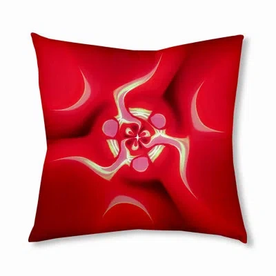 E By Design 28_bohemian & Eclectic Bandana Turn Design Tufted Floor Pillow In Red