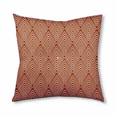 E By Design 323_lifeflor Design Tufted Floor Pillow In Rust