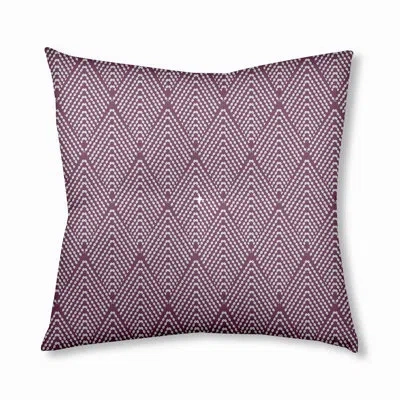 E By Design 325_lifeflor Diamond Design Tufted Floor Pillow In Purple