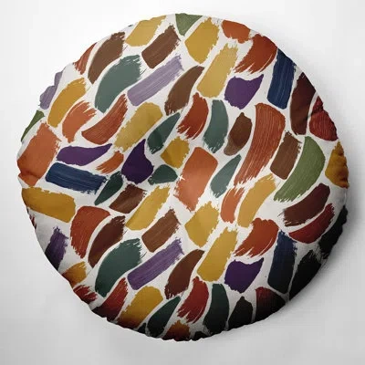 E By Design 342_wenstry Design Tufted Floor Pillow In Yellow