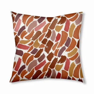 E By Design 343_wenstry Design Tufted Floor Pillow In Orange