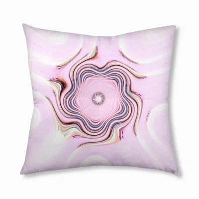E By Design 59_bohemian & Eclectic Blush Star Design Tufted Floor Pillow In Pink