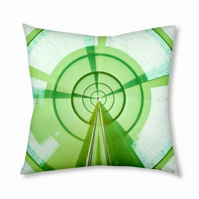 E By Design 77_bohemian & Eclectic Deco 1 Design Tufted Floor Pillow In Green
