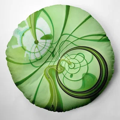 E By Design 80_bohemian & Eclectic Deco 3 Design Tufted Floor Pillow In Green