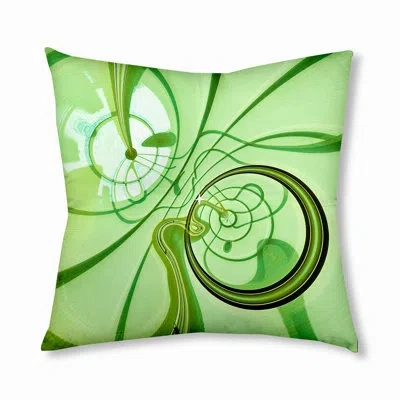 E By Design 81_bohemian & Eclectic Deco 3 Design Tufted Floor Pillow In Green