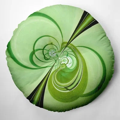 E By Design 82_bohemian & Eclectic Deco 4 Design Tufted Floor Pillow In Green