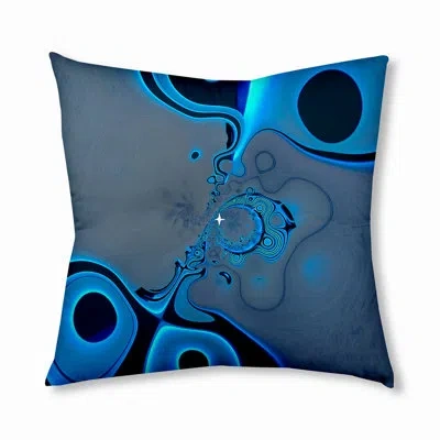 E By Design 8_bohemian & Eclectic Alien Kiss Design Tufted Floor Pillow In Blue