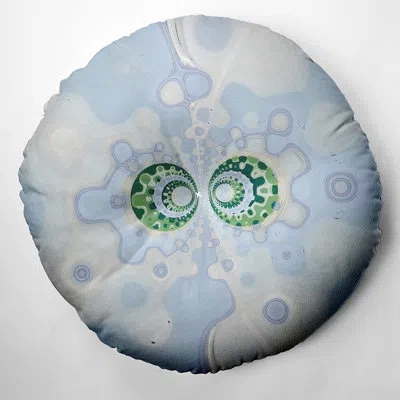 E By Design 9_bohemian & Eclectic Amoeba Meet Design Tufted Floor Pillow In Blue