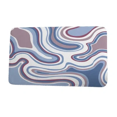 E By Design Agate Bath Mat In Purple