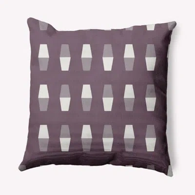 E By Design Aksel Pillow Cover & Insert In Dusty Purple