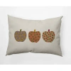 E By Design Apples Decorative Throw Pillow Rectangle In Olive