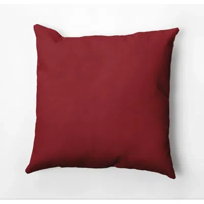 E By Design Asian Solid Decorative Outdoor Square Pillow Cover And Insert In Buddha