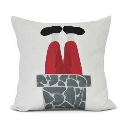 E By Design Away He Goes Throw Pillow In Gray