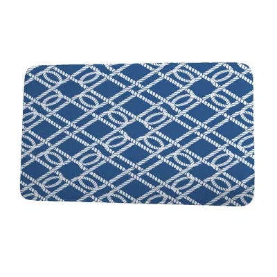 E By Design Bath Mat In Blue