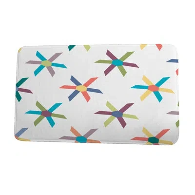 E By Design Bath Mat In Blue
