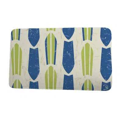 E By Design Bath Mat In Green