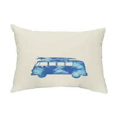 E By Design Beachdrive Outdoor Rectangular Pillow Cover & Insert In Blue