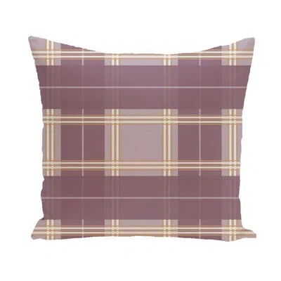 E By Design Big Bad Outdoor Square Pillow Cover & Insert In Bordeaux