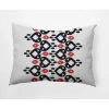 E By Design Boho Chic Outdoor Rectangular Pillow Cover & Insert In Navy Blue