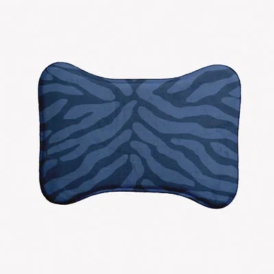 E By Design Bone Shape Pet Feeding Placemat In Navy Blue