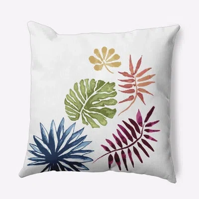 E By Design Brambles Print Square Pillow Cover & Insert