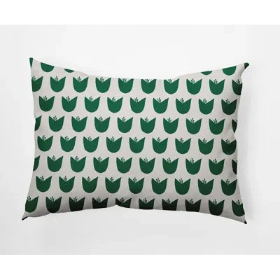 E By Design Breeland Polyester Lumbar Rectangular Indoor/outdoor Pillow Cover & Insert