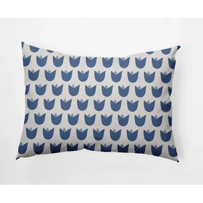 E By Design Breeland Polyester Lumbar Rectangular Indoor/outdoor Pillow Cover & Insert