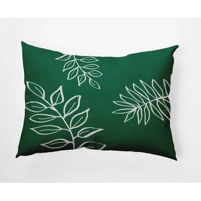 E By Design Breeland Polyester Lumbar Rectangular Indoor/outdoor Pillow Cover & Insert
