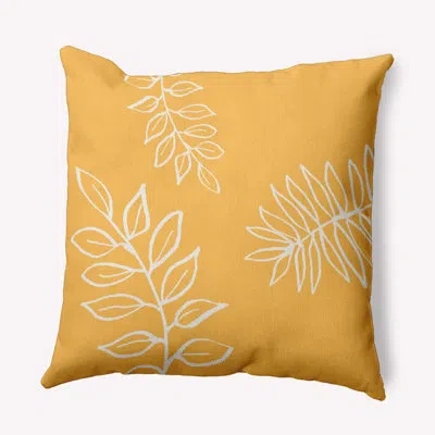 E By Design Breeland Polyester Throw Square Indoor/outdoor Pillow Cover & Insert