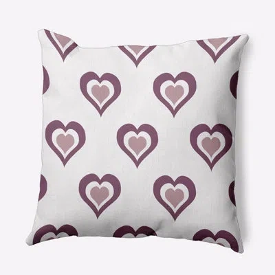 E By Design Burnin' Love Decorative Throw Pillow Phn383pu38 In Purple