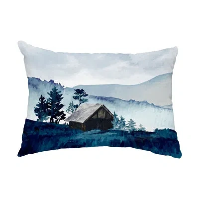 E By Design Cabin In The Woods Outdoor Rectangular Pillow Cover And Insert