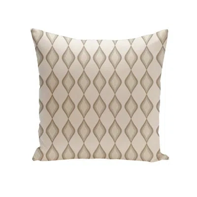 E By Design Carpricorn Square Pillow Cover & Insert In Ivory,flax,oatmeal,bisque