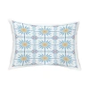 E By Design Chaney Rectangular Pillow In Light Blue